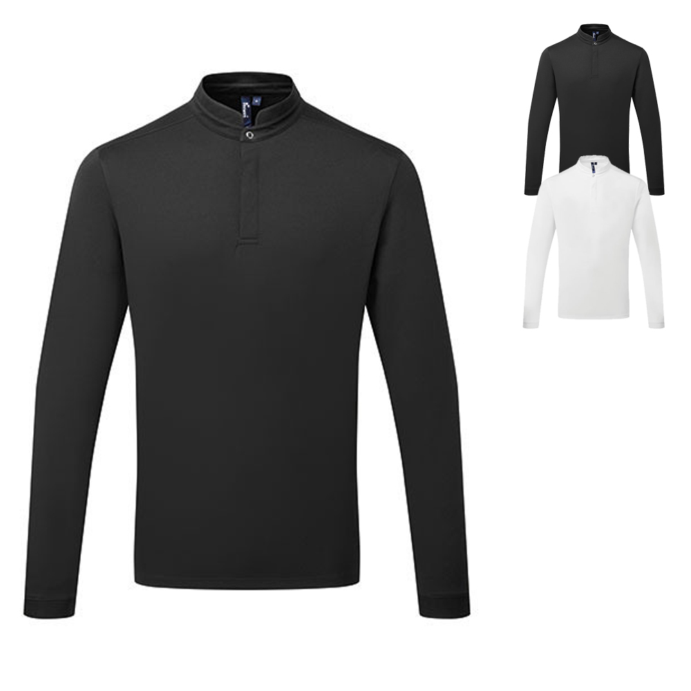 PW647 Premier Workwear Essential ´Coolchecker®´ Chefs Shirt Polo langarm