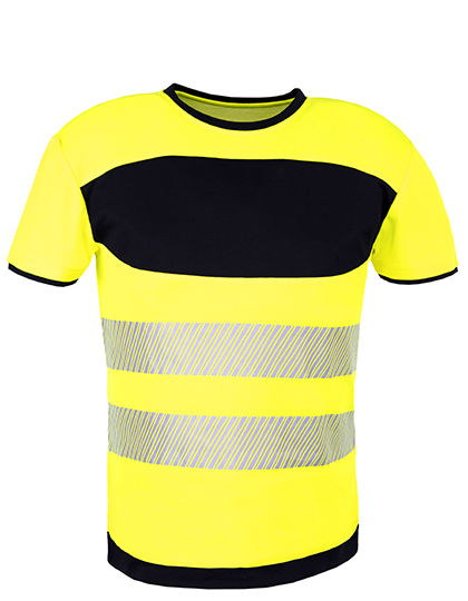KX1000 Korntex EOS Hi-Vis Arbeitskleidung T-Shirt mit großer Druckfläche auf der Brust