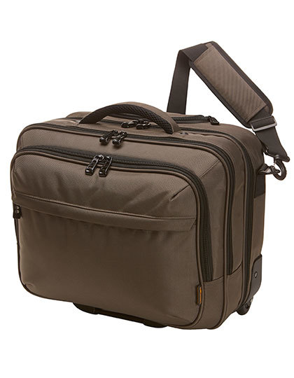 HF2215 Halfar Business-Trolley Mission Aufwändig gepolsterter Laptop-Trolley