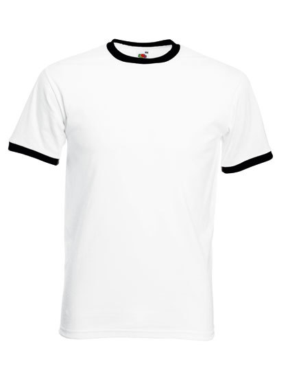 Fruit of the Loom Ringer T-shirt kurzarm