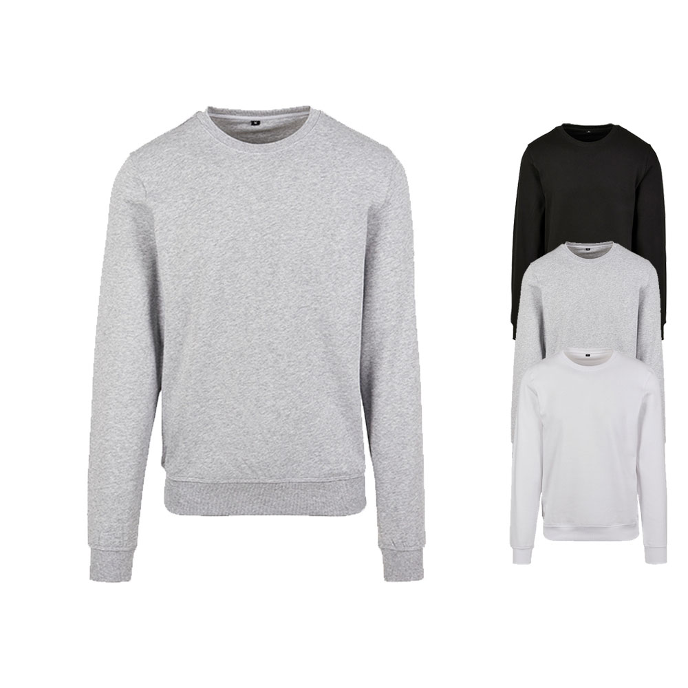 BY119 Build Your Brand Premium Rundhals Sweatshirt