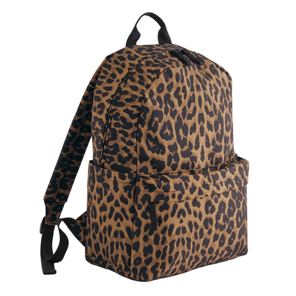 BG195 BagBase Rucksack mit Leopardenmuster