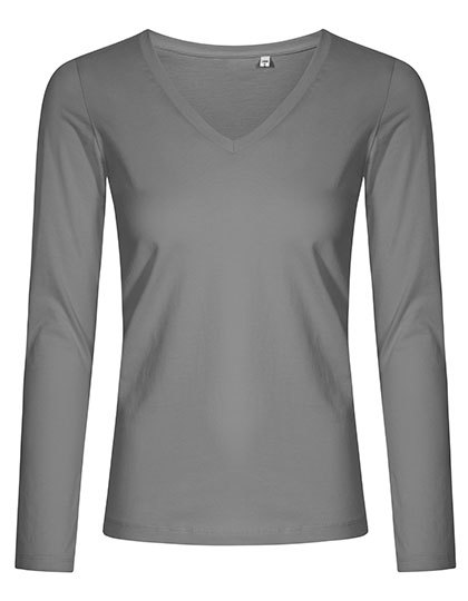 XO1560 X.O by Promodoro Damen V-Neck Langarmshirt XO1560 X.O by Promodoro Damen V-Neck Langarmshirt