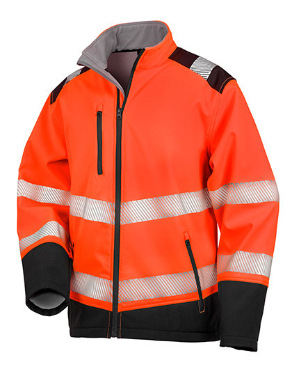 RT476 Safe-Guard Bedruckbare Sicherheits Softshelljacke Jacke