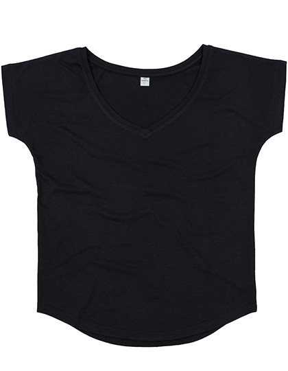 P147 Mantis Damen Locker geschnittenes T-Shirt mit V-Ausschnitt