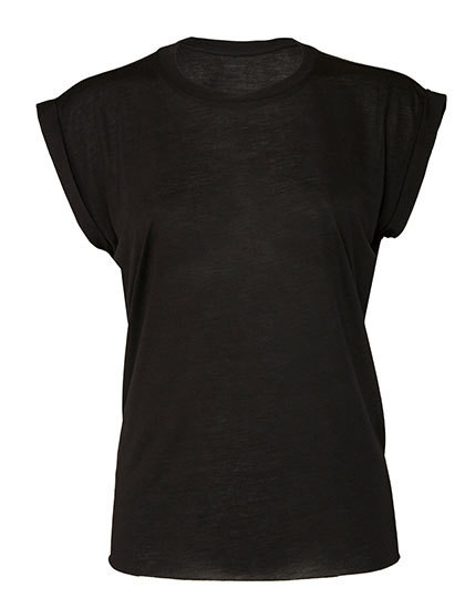 BL8804 Bella fließendes Muskel-T-Shirt mit Rollmanschette für Damen