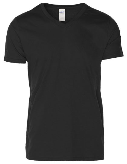 G64V00 Gildan T-Shirt mit V-Ausschnitt Softstyle®