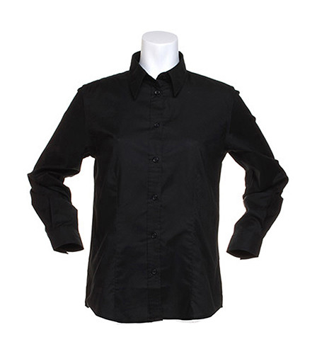 K361 Kustom Kit Hemd Langarm Oxford Shirt