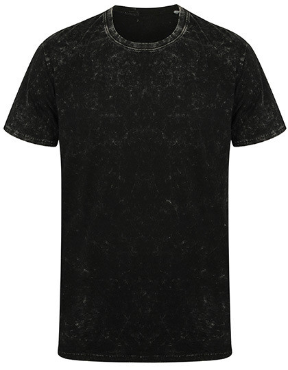 SFM203 SF Men Unisex Washed-Optik Band T-Shirt kurzarm