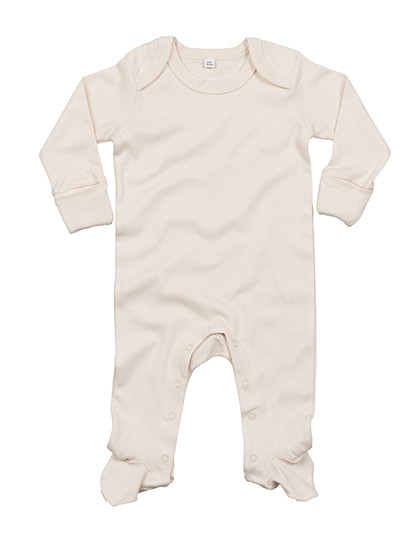 Schlafanzug 100% Baumwolle 4 Farben UNI Baby Organic Sleepsuit von Babybugz 