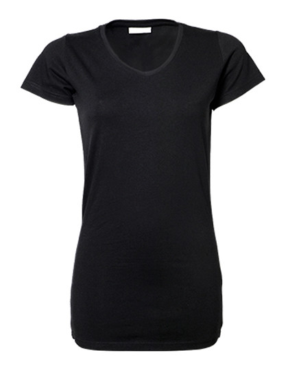 TJ455 Tee Jays Damen dehnbares T-Shirt Extralang