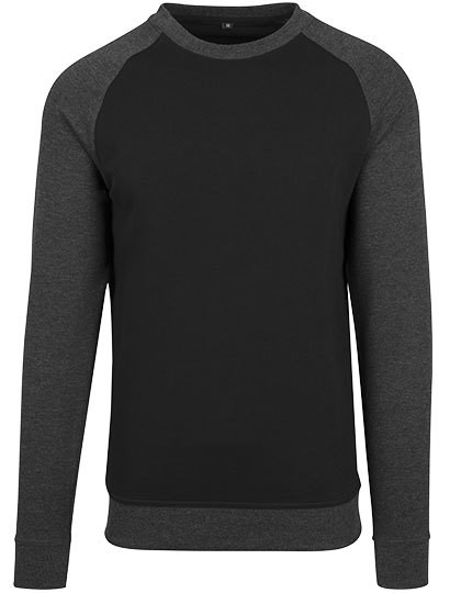 BY076 Build Your Brand Sweatshirt Raglan Rundhals
