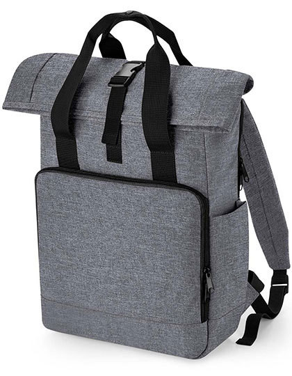 BG118L BagBase Recycelter Twin Handle Roll-Top Laptop Rucksack