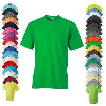 James And Nicholson - Camiseta Básica Para Hombre Verde Cesped