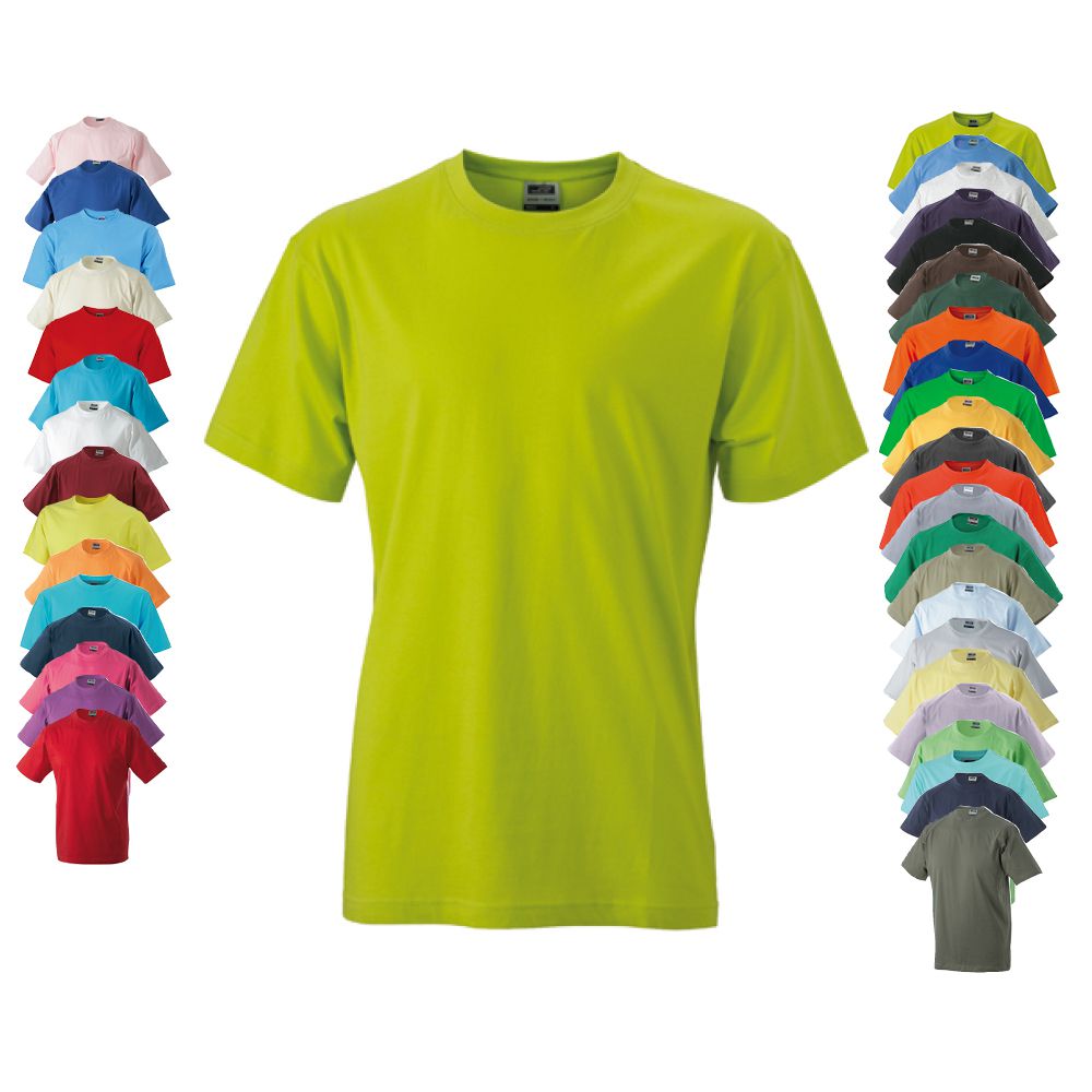 T-shirt Femme Jaune – Taille M – James & Nicholson – Coton/Viscose – NEUF Sans étiquette